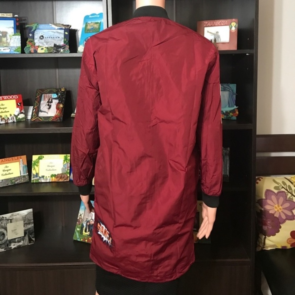 Red Long Patch Jacket - Picture 2 of 8
